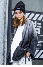 Load image into Gallery viewer, Japanese Kimono Denim Jacket