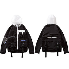 Load image into Gallery viewer, Multi Pocket Strapped Jacket Hoodie