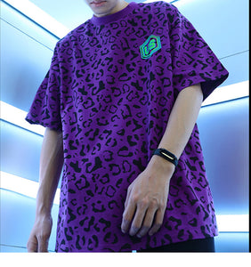 Oversize Cheetah Print US T-Shirt