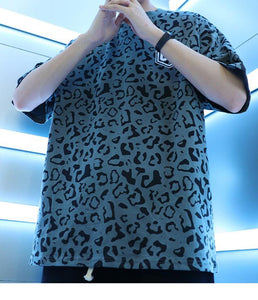 Oversize Cheetah Print US T-Shirt