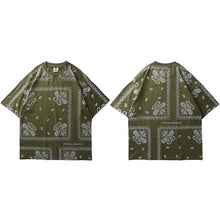 Load image into Gallery viewer, Vintage Retro Bandana Style T-shirt