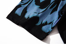 Load image into Gallery viewer, Oversized style Blue Flame Butterfly Boom Time T-shirt