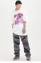 Load image into Gallery viewer, Anime Flaming Hot Gitl T-shirt