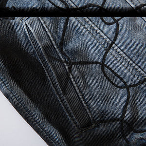 Let's Rock Skull Denim Jacket