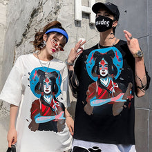 Load image into Gallery viewer, Ancient Chinese Girl Art Back Knot Tshirt