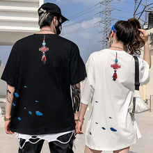 Load image into Gallery viewer, Ancient Chinese Girl Art Back Knot Tshirt