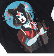 Load image into Gallery viewer, Ancient Chinese Girl Art Back Knot Tshirt