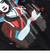 Load image into Gallery viewer, Ancient Chinese Girl Art Back Knot Tshirt