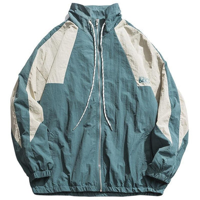 Retro Basic Patchwork jacket/Windbreaker