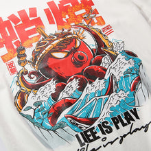 Load image into Gallery viewer, Funny Octopus LIFE IS PLAY T-Shirt
