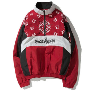 Vintage One Again Half Zip Windbreaker