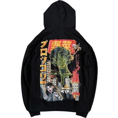 Brocoli Monster Attack Hoodie