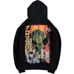 Brocoli Monster Attack Hoodie