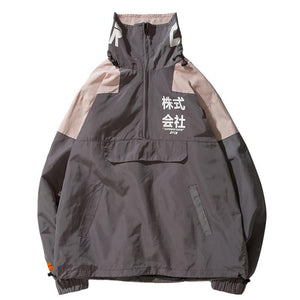 Vintage Japan Harajuku Multi Pockets Windbreaker