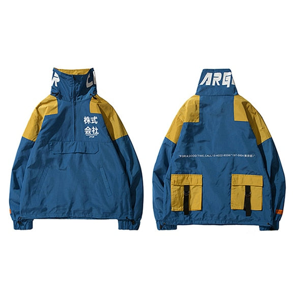 Vintage Japan Harajuku Multi Pockets Windbreaker