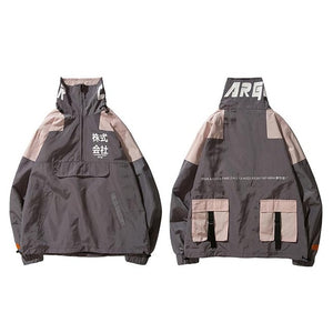 Vintage Japan Harajuku Multi Pockets Windbreaker