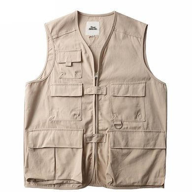 Sleeveless Military Tatical Cargo Vest Jacket