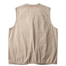 Load image into Gallery viewer, Sleeveless Military Tatical Cargo Vest Jacket