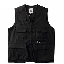 Load image into Gallery viewer, Sleeveless Military Tatical Cargo Vest Jacket