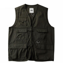 Load image into Gallery viewer, Sleeveless Military Tatical Cargo Vest Jacket