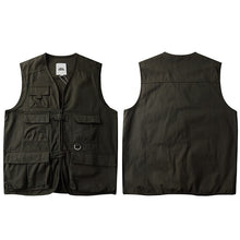 Load image into Gallery viewer, Sleeveless Military Tatical Cargo Vest Jacket