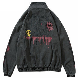 Graffiti Streetwear Denim Jacket