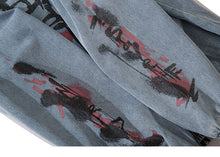 Load image into Gallery viewer, Graffiti Streetwear Denim Jacket