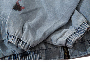 Graffiti Streetwear Denim Jacket