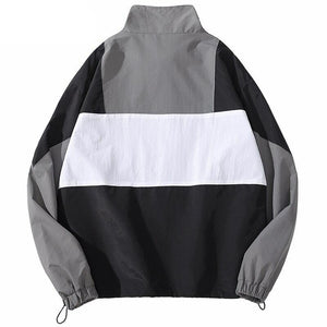 Retro Color Block A A Windbreaker