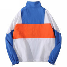 Load image into Gallery viewer, Retro Color Block A A Windbreaker