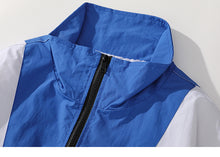 Load image into Gallery viewer, Retro Color Block A A Windbreaker