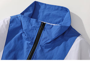 Retro Color Block A A Windbreaker