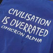 Load image into Gallery viewer, Civilation Is Overrated Hooded Windbreaker