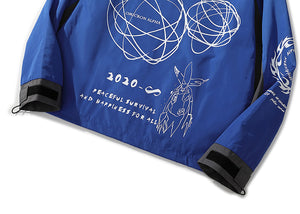 Civilation Is Overrated Hooded Windbreaker