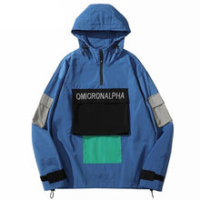 Load image into Gallery viewer, One Big pocket patched Retro Windbreaker