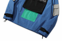 Load image into Gallery viewer, One Big pocket patched Retro Windbreaker