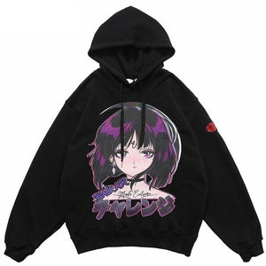 Anime Girl Blackair Hoodie