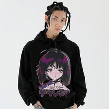 Load image into Gallery viewer, Anime Girl Blackair Hoodie