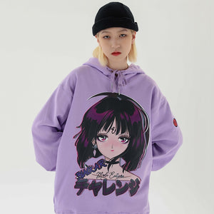 Anime Girl Blackair Hoodie