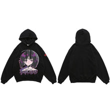 Load image into Gallery viewer, Anime Girl Blackair Hoodie