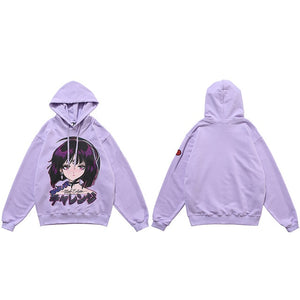 Anime Girl Blackair Hoodie