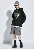 Load image into Gallery viewer, Dancing Skull Butterfly Hoodie
