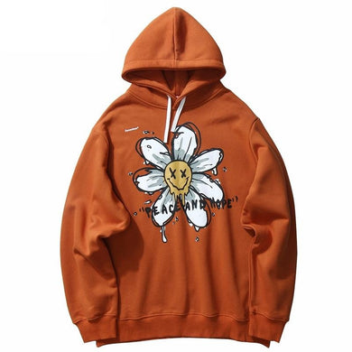 Peace And Hope Flower Hoodie