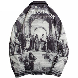 Vintage Ancient ART Retro Jacket
