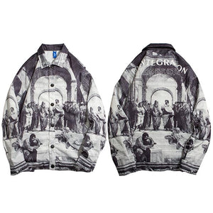 Vintage Ancient ART Retro Jacket