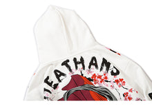 Load image into Gallery viewer, Sakura Fleece Floral Hoodie