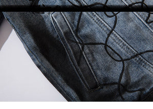 Let's Rock Skull Denim Jacket