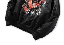 Load image into Gallery viewer, Pandas &amp; Dragon Bomber Jacket