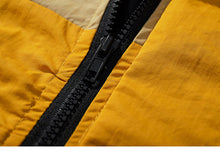 Load image into Gallery viewer, Vintage yellow patch style Hooded Windbreaker