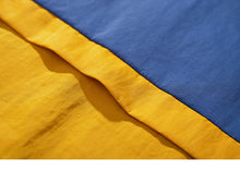 Load image into Gallery viewer, Vintage yellow patch style Hooded Windbreaker